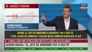 Sergio Massa: "Hay una cosa especulativa en la suba del dólar"