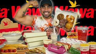 Eating WAWA's Gas Station Food Challenge (8000 Calories)