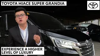 Toyota Hiace Super Grandia Elite 2.8L A/T 2023 (Executive Black, Top Notch, Prestigious)