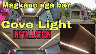Cove Light/ Led Strip Light Installation/Magkano ang nagastos/ OFW Simple House