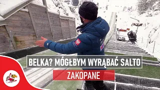 Adam Małysz na belce? Kilka razy siedziałem... | PŚ w skokach | Zakopane 2021