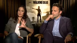 Walking Dead stars Andrew Lincoln and Sarah Wayne Callies on season 3
