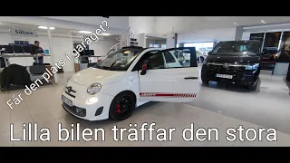 Får vi in bilen i husbils garaget? Vi berättar om våran lilla bil som vi ska ha i husbilen. Abarth