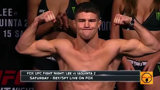 Kevin Lee vs Al Iaquinta 2 (WEIGN IN)