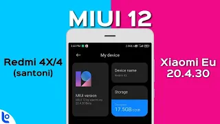 Redmi 4X with MIUI 12 (Android 9)