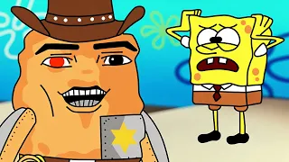 ROBOT Gegagedigedagedago VS Spongebob cartoon Animation