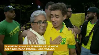 Mineiro Nikolas Ferreira é o deputado federal mais votado do país