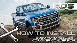 Ford F250 - 2.5" Coilover lift | Install