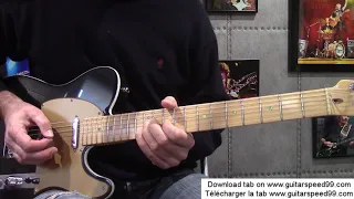 Tuto guitare - comment jouer le solo 1 de Shine On You Crazy Diamond (Pink Floyd)