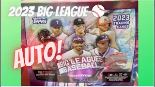2023 Topps Big League Baseball Hobby Box ** Auto Pull! Fun Affordable Baseball Card Product! **