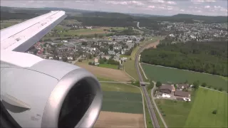 Hard Landing on RWY14 in Zurich with LH1190 Boeing 737-500 D-ABIA "Greifswald"