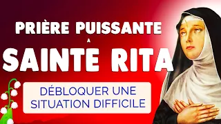 🙏 DÉBLOQUER les BLOCAGES avec SAINTE RITA 🙏 Très PUISSANTE PRIÈRE