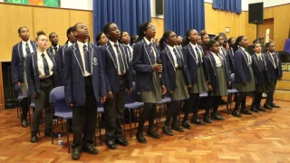 BSS Choir singing He's Able