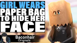 Girl Wears Paper Bag To Hide Her Face, The Ending Will Shock You | roblox brookhaven 🏡rp