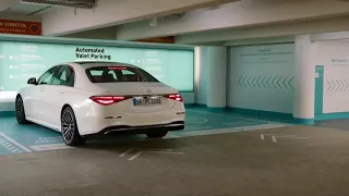 2021 Mercedes S-Class Automated Parking Demonstration