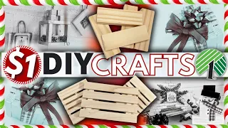 10 IMPRESSIVE Christmas Dollar Tree DIYS using Pallets and TUMBLING BLOCKS