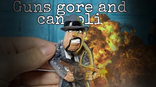 ЛЕПИМ ПЕРСОНАЖА ИЗ ИГРЫ из пластилина guns gore and cannoli