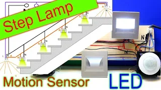 How to Make Stair LED Lighting with Motion Sensors