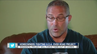 HOA Presidents moves forward with road project despite community outcry