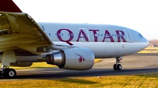 AMAZING! Qatar Airways A330 [A7-ACC] ► Close-Up Taxi and Takeoff from Berlin Tegel Airport [Full HD]