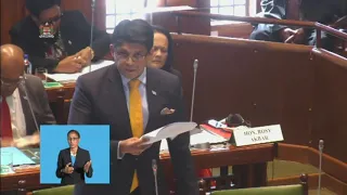 Fijian Acting Prime Minister delivers his Right of reply in parliament