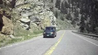 A drive along US Highway 6 through Clear Creek Canyon, Colorado