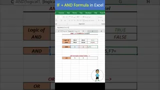 Excel Job Interview Questions IF + AND Formula in Excel #excel #microsoftexcel #excel #exceltutorial