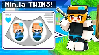 Omz NINJA Girl PREGNANT with NINJA TWINS in Minecraft! - Parody Story(Roxy, Lily and Crystal)