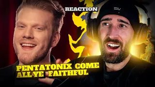 PENTATONIX - O COME, ALL YE FAITHFUL [RAPPER REACTION]