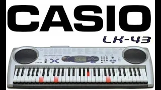 CASIO LK-43 (DEMO songs) part 3/3