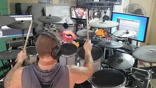 Kiss Alive III Creatures Of The Night Drum Cover