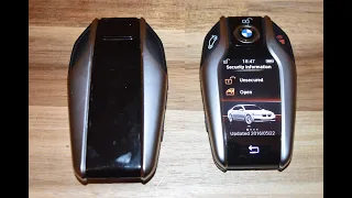 BMW Smart Touch Screen key fob - Function and Battery change
