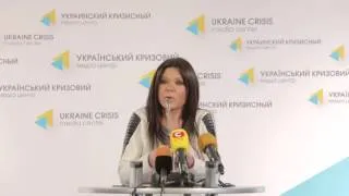 Ruslana. Ukraine Crisis Media Center. March 11, 2014. Part 1. (Original)