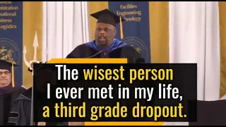 The Most Inspiring Speech: Wisdom of a 3rd grade drop out | Rick Rigsby