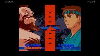 Street Fighter 30th Anniversary - Alpha 3　Zangief(Makoto) vs Ryu