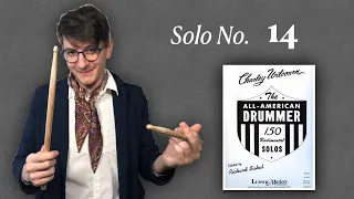 Solo No. 14 (All American Drummer 150 Rudimental Solos by Charley Wilcoxon)