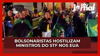 Bolsonaristas hostilizam ministros do STF nos Estados Unidos
