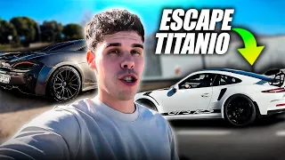 CASI ME CHOCAN | POV: VAS DETRAS DE UN GT3RS CON ESCAPE DE TITANIO | VLOG DIA DE RUTA SUPERCOCHES