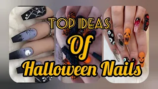 Nail Art Designs 2022 🎃 Halloween Makeup Nails I TOP Five Cute & Easy Halloween Nail Tutorials!