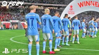 FC 24 - Manchester City vs Manchester United - FA Cup Final 2024 | PS 5™ Gameplay