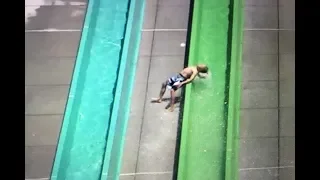 Boy flies from Dublin's Emerald Plunge water slide