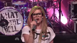Avril Lavigne - What The Hell @ The Tonight Show Jay Leno 14/03/2011