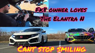 Fk8 owner drives Elantra N pov / compare