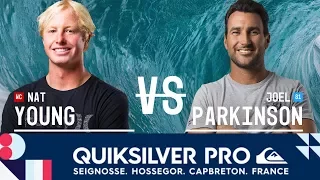 Nat Young vs. Joel Parkinson - Round Five, Heat 4 - Quiksilver Pro France 2017