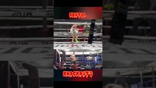 MuayThai | Brutal Low Kick Knockout😵#muaythai #brutal #knockout #shorts