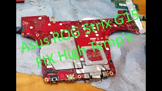 Asus ROG Strix G15 G512Li - Cleaning & Changing thermal paste