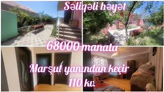 Saray qəsəbəsində 2 sot torpaqda 100 kv şəxsi tikili həyət evi təcili satılır. 68000 man. 0508740416