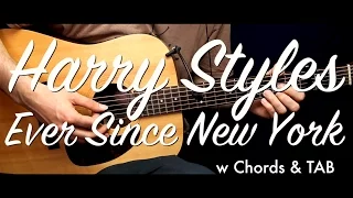 Harry Styles - Ever Since New York Guitar Tutorial Lesson /Guitar Cover  w Chords & TAB/how to play