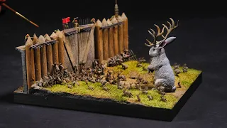 Jackalope Infestation Invasion Diorama