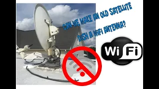 Satellite Dish retrofit to a WiFi Antenna - Vintage Class A Motorhome